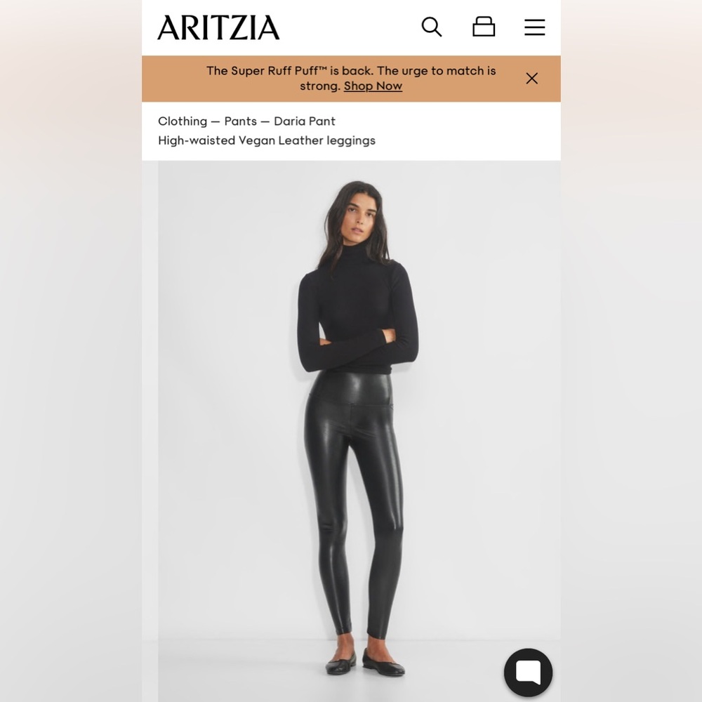 Wilfred Free Daria Skinny High Rise Pant Size: M Regular Colour: Tan, Worn once